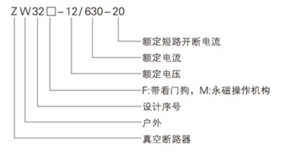 智能型真空断路器ZW32-12甘肃省大量批发供应型号含义图
